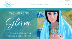 Desktop Screenshot of feinecashmere.com