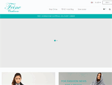 Tablet Screenshot of feinecashmere.com
